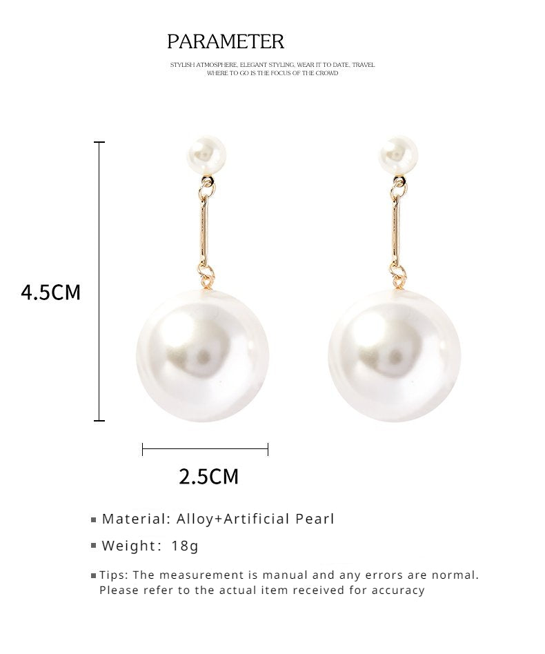 FN Elegant and Graceful Earstuds Artificial Pearl Earrings LOJS126