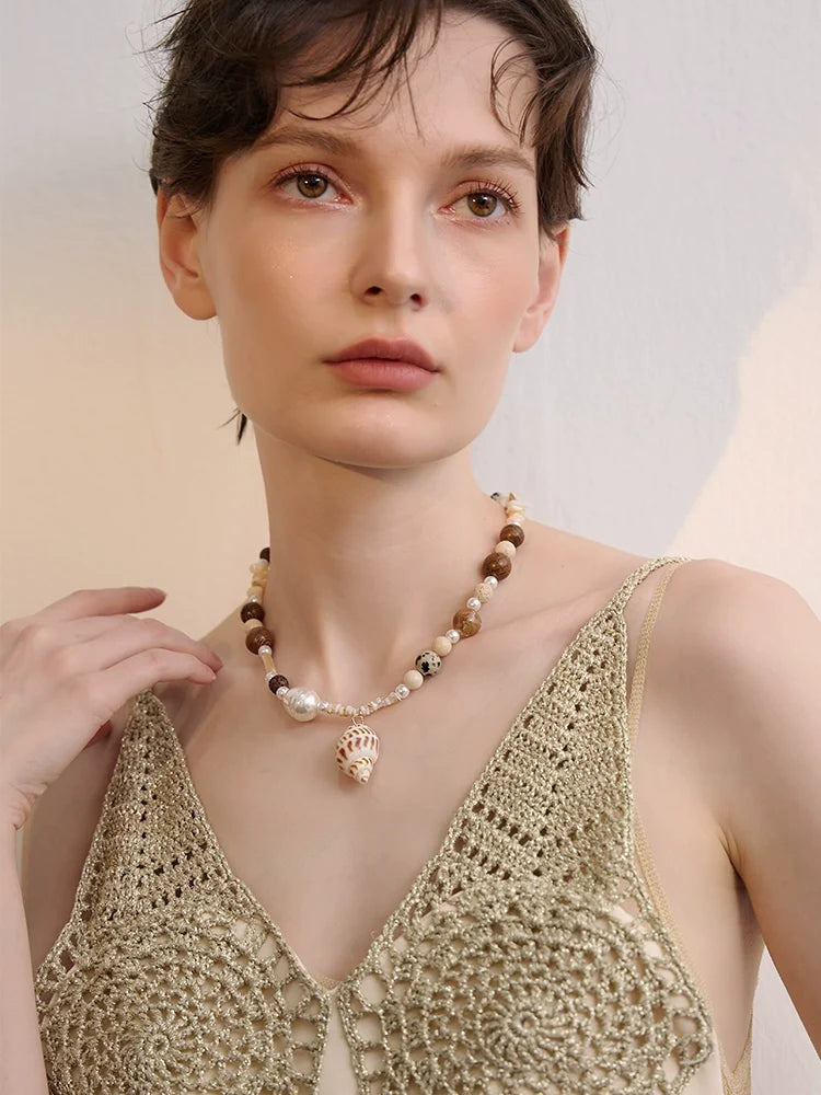 925 Silver 22K Gold Plated Super Romantic Bud Silk Mermaid Necklace