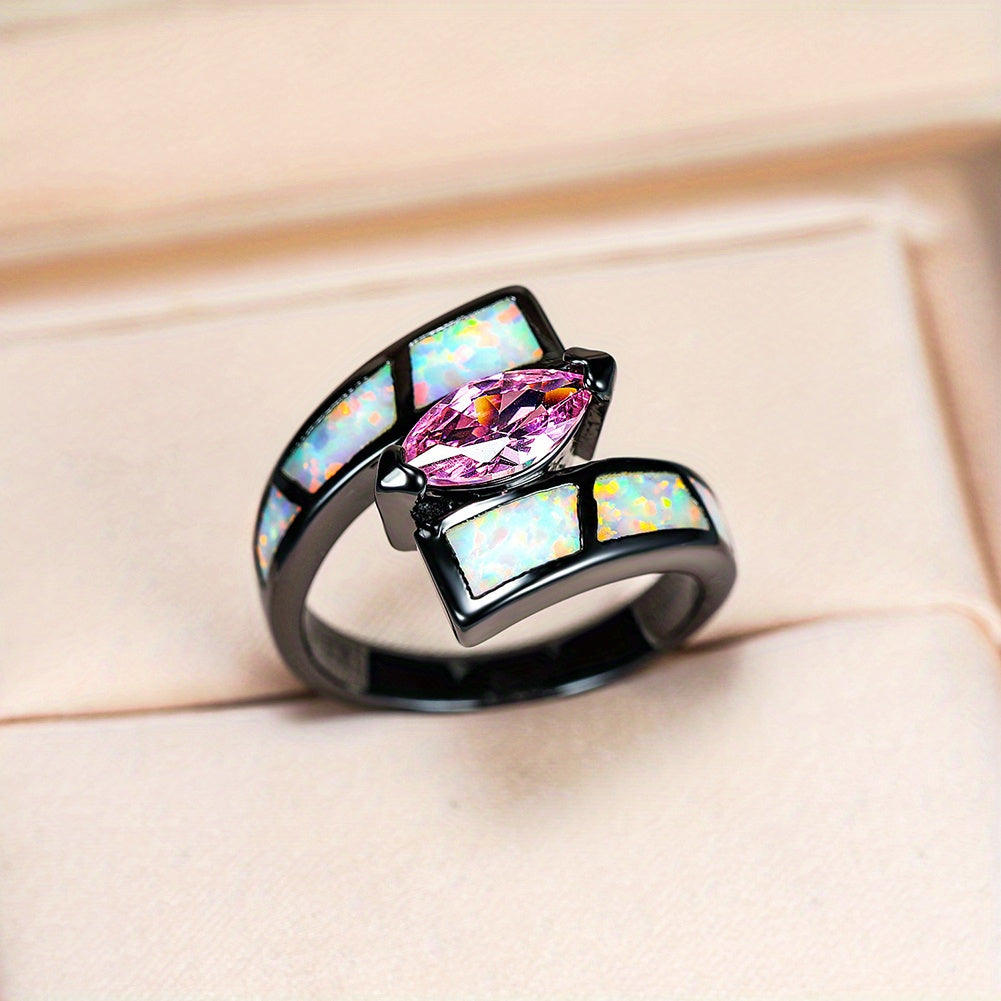 Gorgeous Oval Cut Zircon Statement Ring - Show Off Your Personality!
