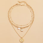 Gorgeous Vintage Baroque Pearl Metal Pendant Set - Perfect Gift for the Special Woman in Your Life!