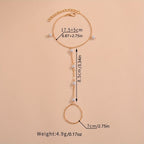 Stylish Trendy Mittens Faux Pearl Alloy Bracelet Female Accessories