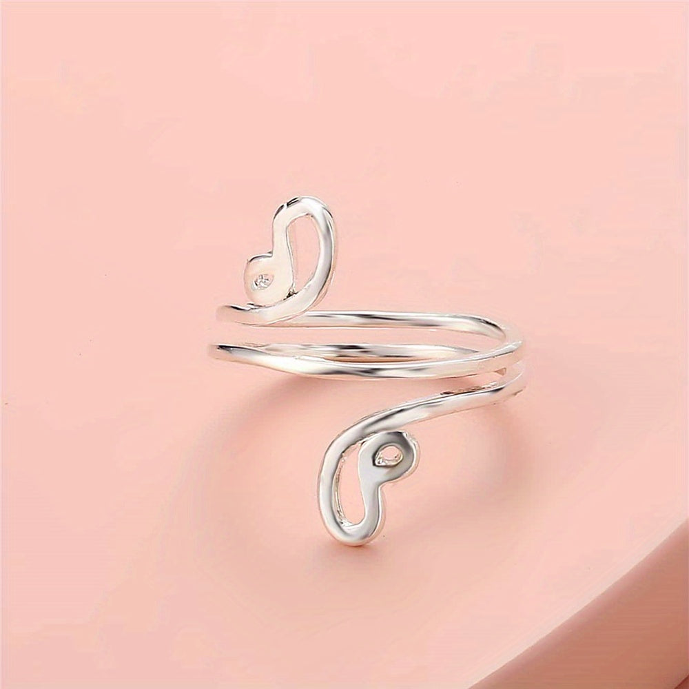 Simple Summer Beach Open Toe Rings Comfort-Fit Adjustable Toe Rings Jewelry Gift