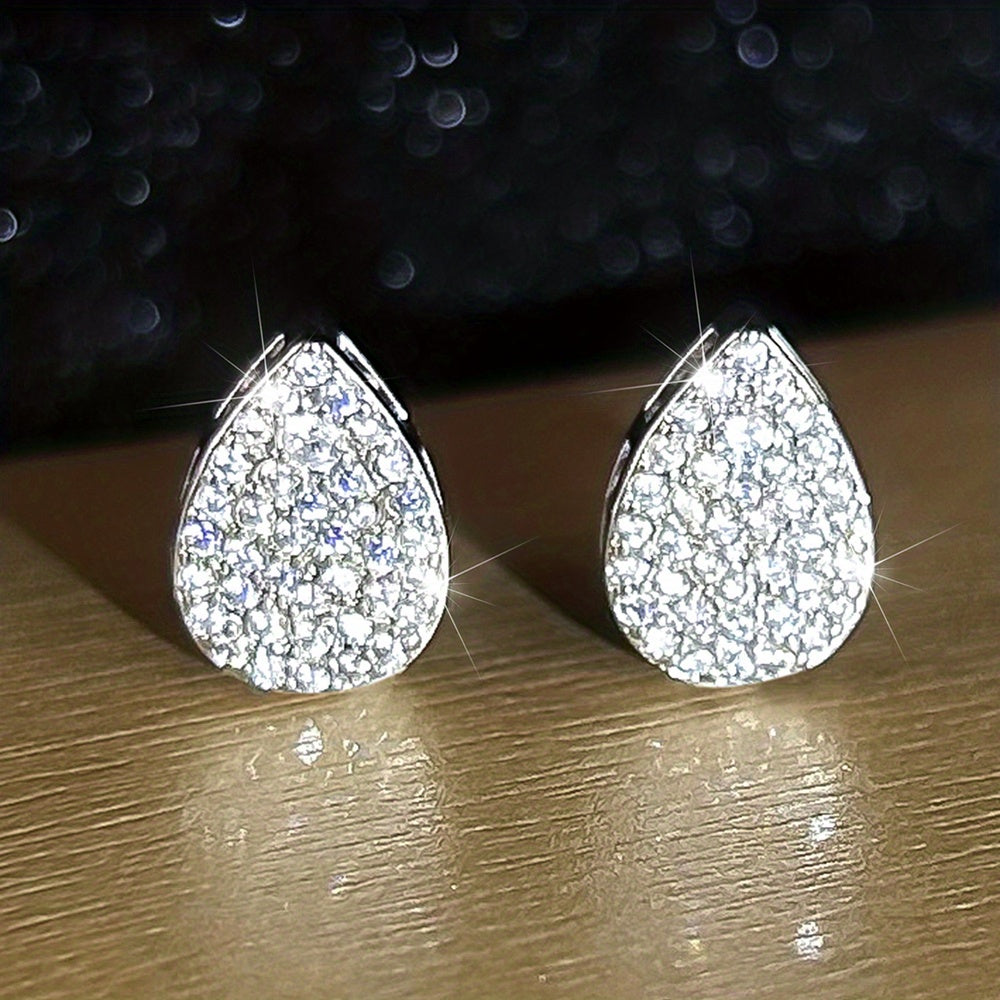 Gorgeous Zircon Stud Earrings - An Elegant Gift For Any Woman or Girl!