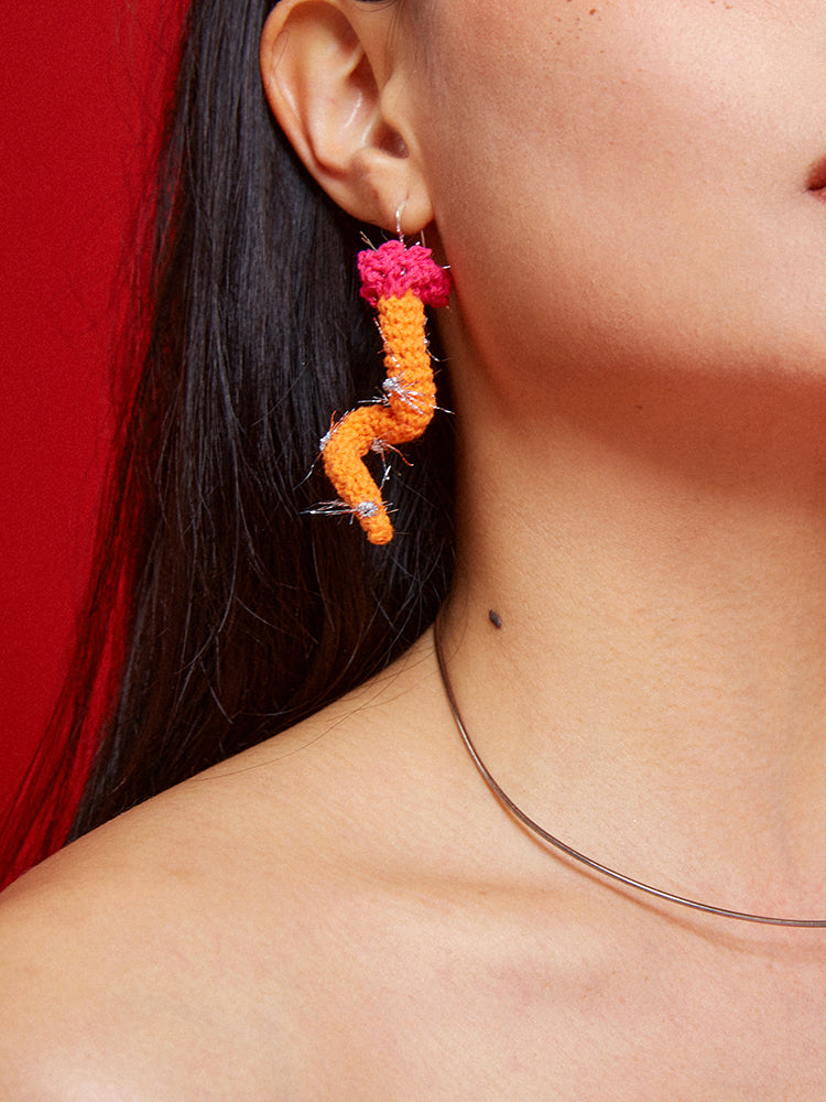 LB Hand Crochet "Dragon Whisker" Earrings LOJL110
