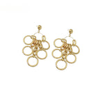 FN 925 Silver Needle Circle Metal Simple Earrings LOJS111