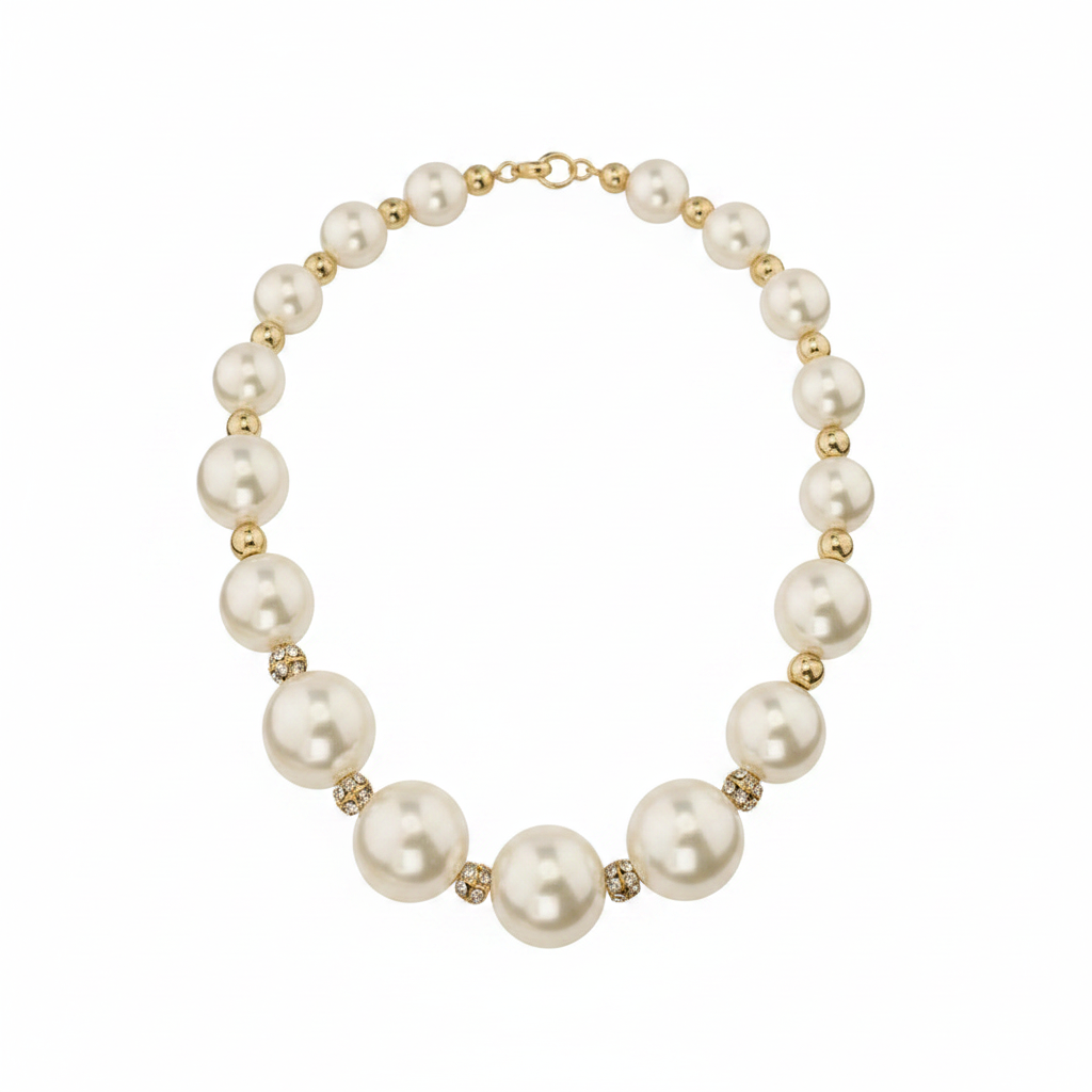 FN Short Neck Chain Collar Chain Necklace LOJS87
