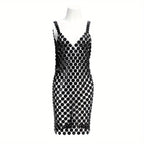 Sparkle in Style: Sexy Sequined Vintage Beach Dress Body Chain Accessories