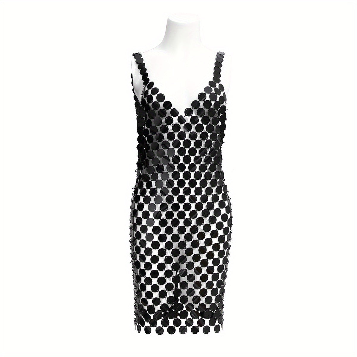 Sparkle in Style: Sexy Sequined Vintage Beach Dress Body Chain Accessories