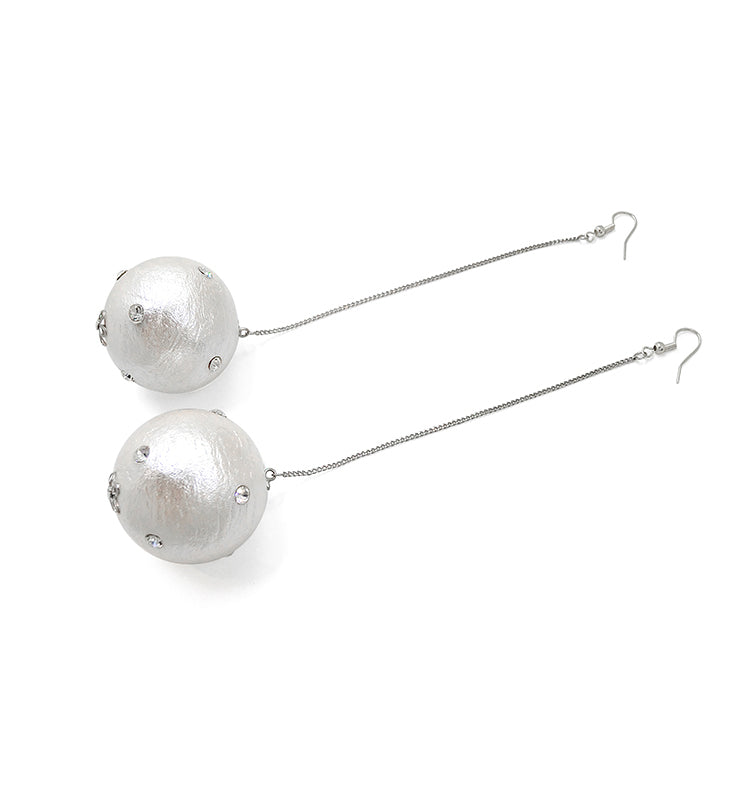 FN Long Temperament Ball Drop Earrings LOJS42