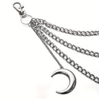 Moon Pendant Pants Chain Punk Chains Harajuku Goth Jewelry Gothic Rock Emo Accessories For Men