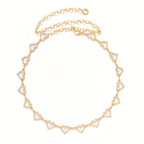 Bling Bling Hollow Out Love Heart Waist Chain Inlaid Shiny Rhinestone Elegant Waist Belt Body Chain