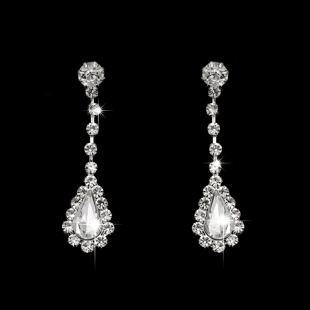 Sparkling Zircon Jewelry Set for Women - Perfect for Weddings and Banquets