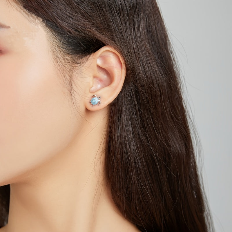 Add a Touch of Oceanic Charm with our Sea Turtle Stud Earrings