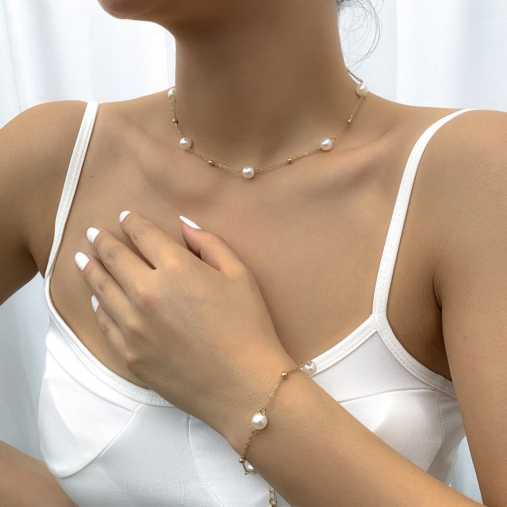 Irregular Pearl Fashion Party Bracelet