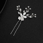 Flower Leaves Bridal Tiara Hair Accessories Rose Elements Hair Side Comb Elegant Hair Accessories