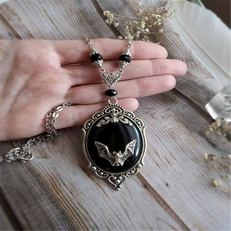 Gothic Bat Pendant Necklace - Perfect for the Witchy Woman in Your Life!