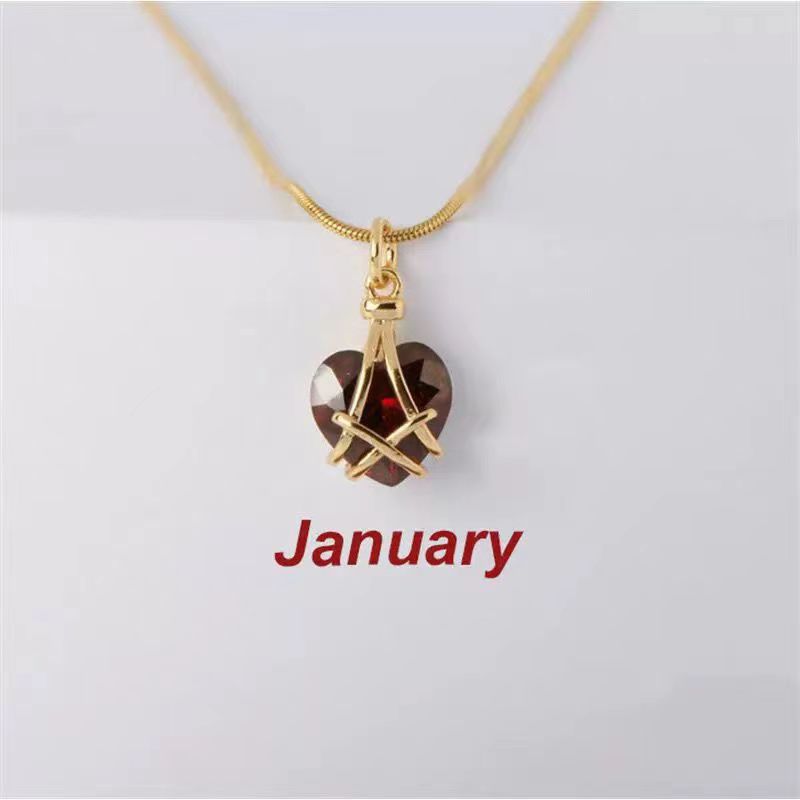 Barbie Diamond Castle Love Necklace Heart Shaped Lucky Necklace Couple Girlfriends Necklace Princess Necklace