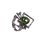 1pc Halloween Funny Ring Spider Design Set Crystal Ring For Men