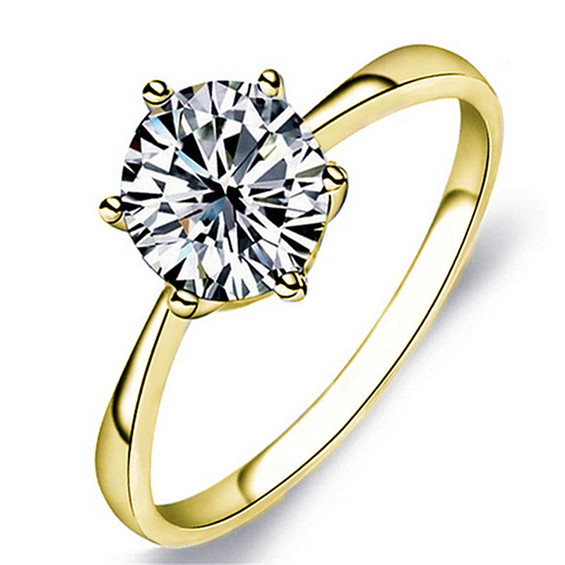 Fashion Ring Silver Plated Inlaid Shining Zircon Women's Promise Ring Engagement Wedding Jewelry Party Accessory Perfect Anniversary Gift For Your Love
