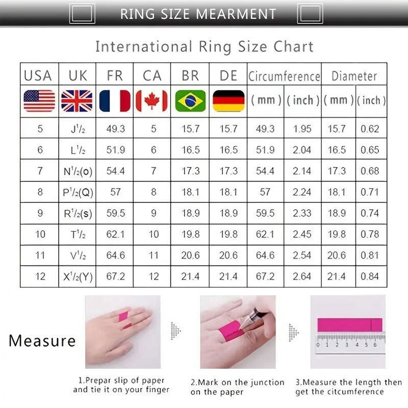 925 Silver Moissanite Classic 6-Prong Ring, Wedding Engagement Party Birthday Gift With Moissanite Certificate & Packaging Box Fashion