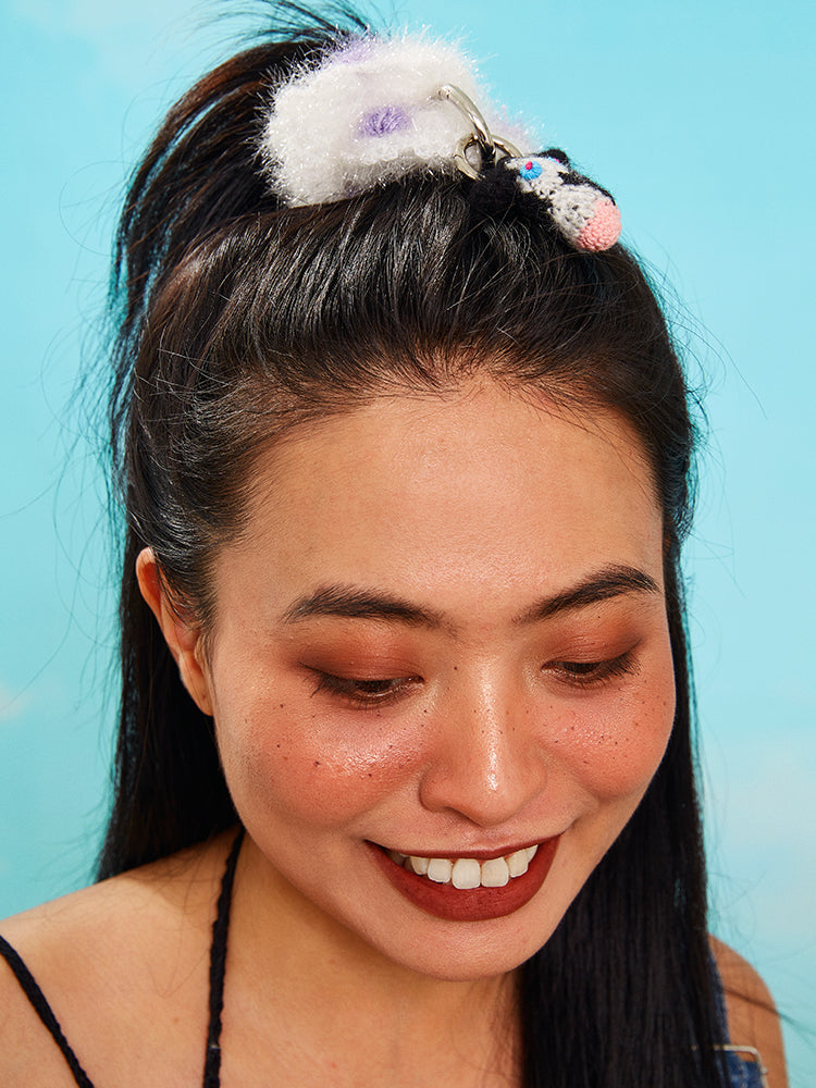 LB Hand Hook Knitted Cute “Cowâ€?Hair Loop Plush Headband LOJL68