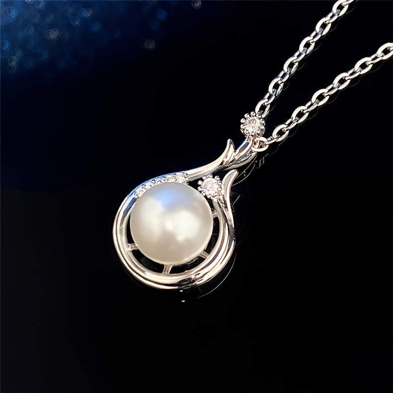 Add a touch of elegance to your outfit with our Pearl Pendant Necklace for Women - the perfect accessory for any occasion!