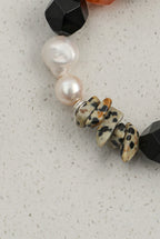 Red Agate & Baroque Pearl /Vitality & Protection/ "Crimson Tide" Bracelet/Halloween Picks