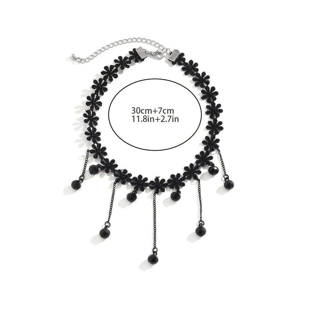 Gorgeous Flower-Shaped Lace Choker Necklace - Perfect for Cosplay Lovers!