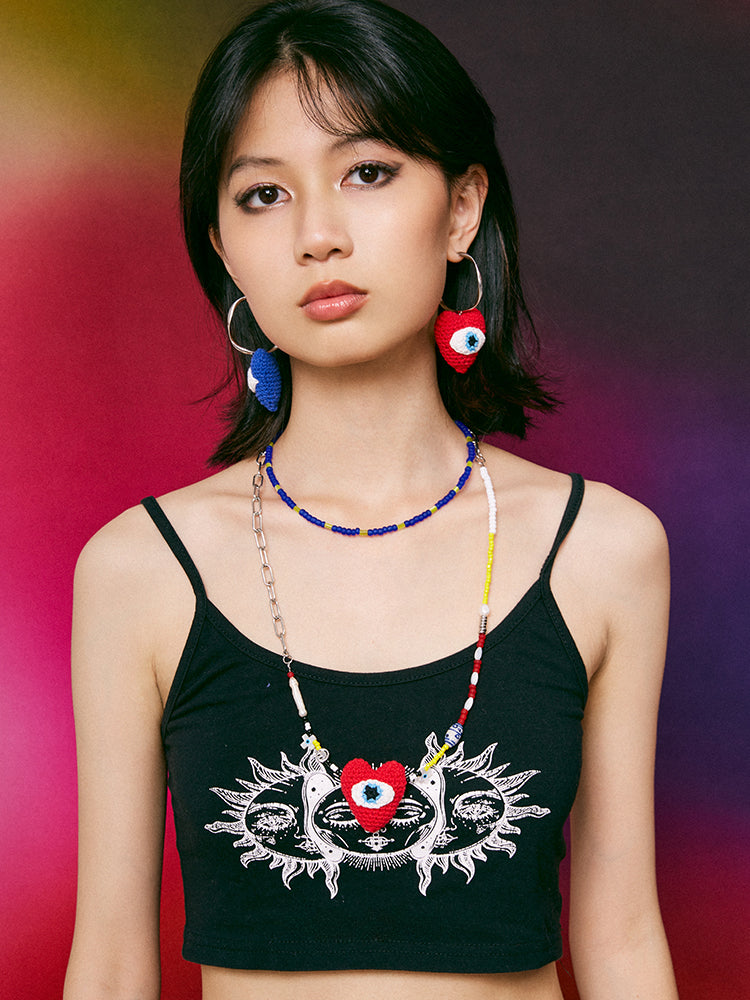 LB 'love Eye' Sweet Cool Handmade Necklace LOJL51 CUSTOMIZE