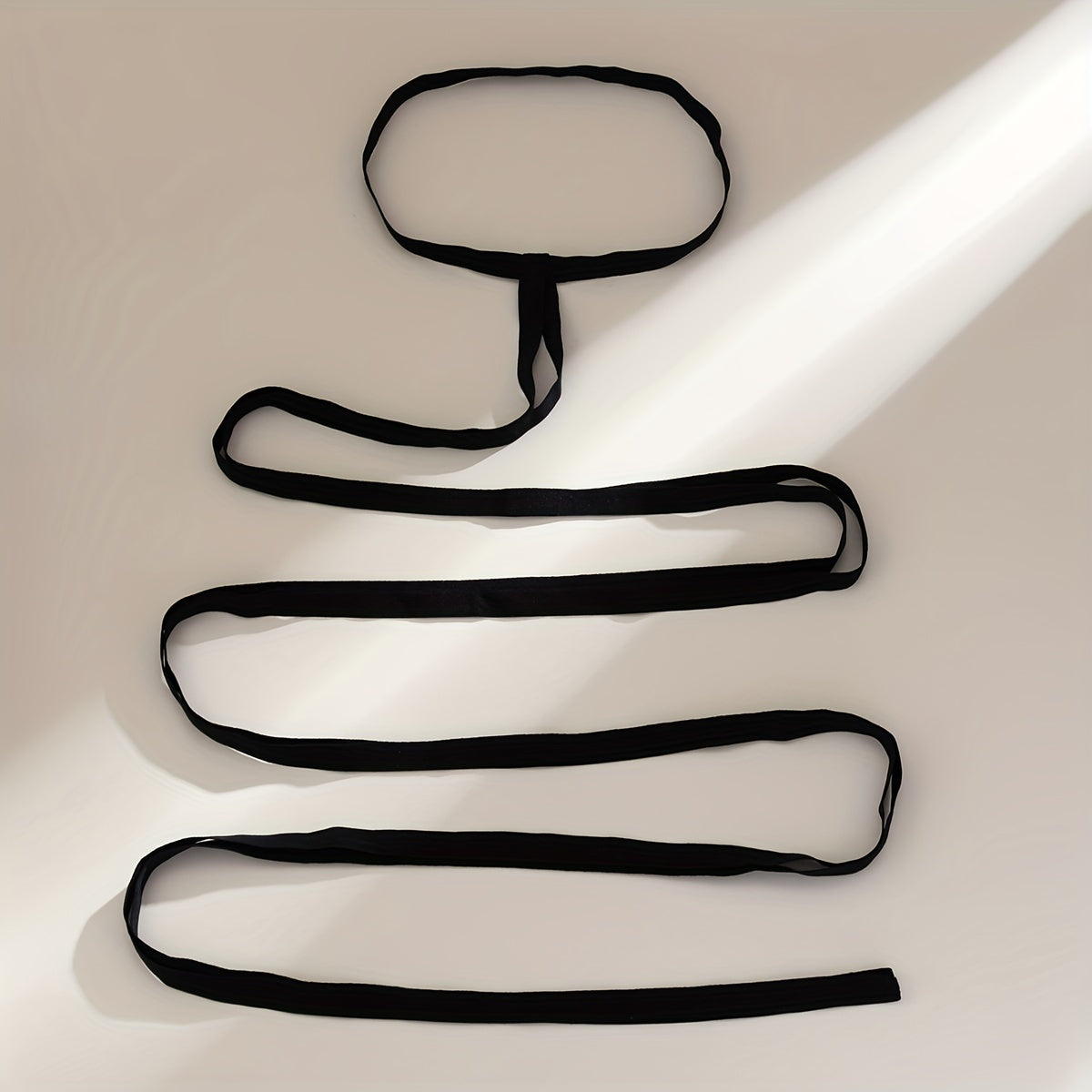 1 Pc Elastic Crisscross Strappy Leg Chain Punk Style Body Chain Jewelry