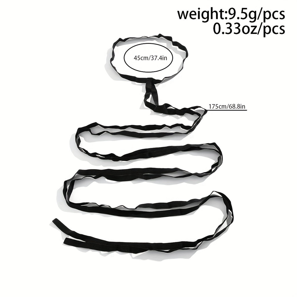 1 Pc Elastic Crisscross Strappy Leg Chain Punk Style Body Chain Jewelry
