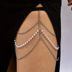 Creative Elastic Multi-layer Chain Butterfly Leg Chain