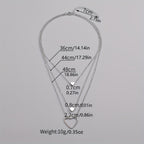 Stylish Alloy Heart Pendant Multilayer Stacking Ladies Necklace Jewelry Gift