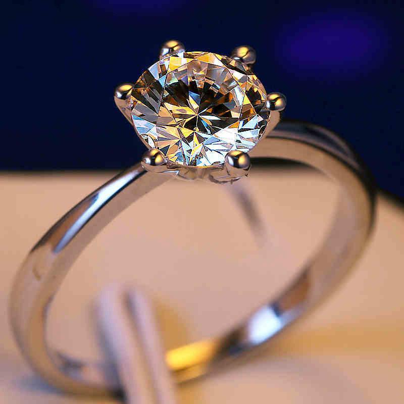 Fashion Classic Couple Ring For Men And Women Love Oath Ring Simple Zircon Ring Wedding Ring