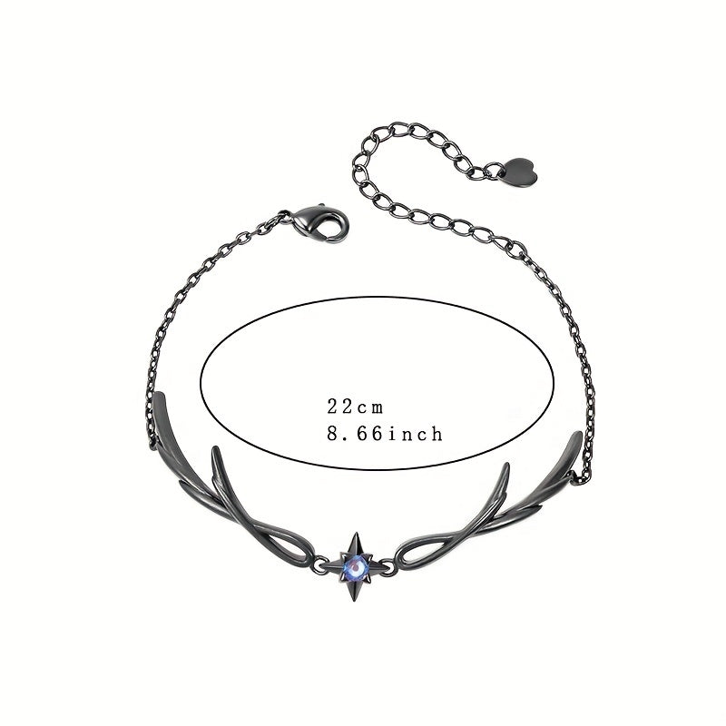 Gothic-Inspired Retro Bracelet - A Stylish Accessory Gift For The Modern Man