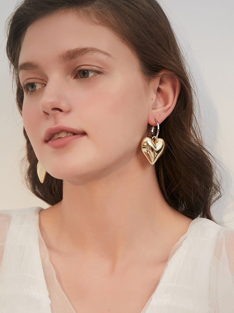 FN Love Pendant Long Petite Earrings LOJS116