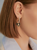 FN Tulip Love Artificial Pearl 925 Silver Needle Earrings LOJS123