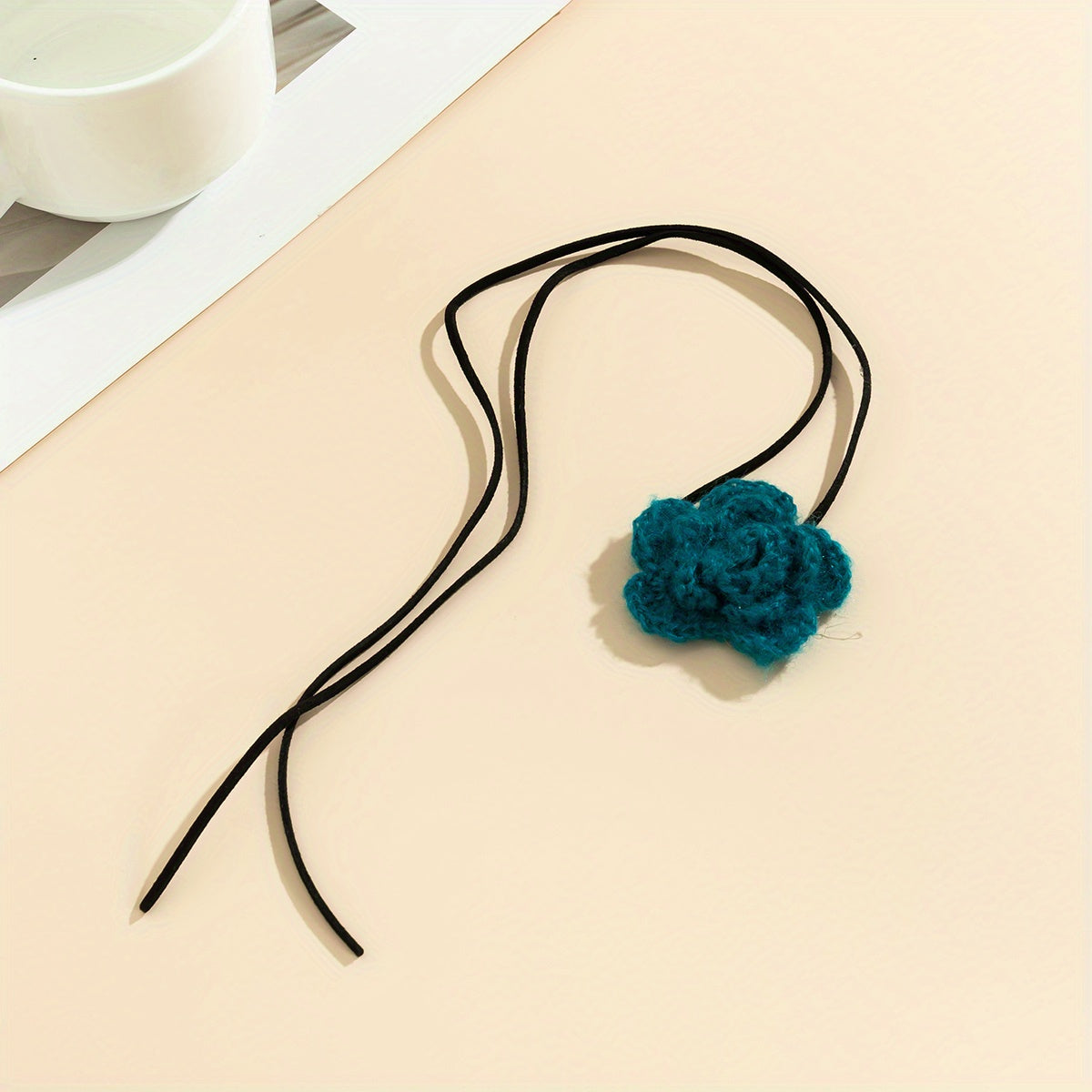 Vintage French Flower Velvet Belt Chocker - Adjustable Size, Perfect for Holiday Parties!