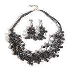 3/4pcs Earrings Bracelet Necklace Traditional Jewelry Set Multi Sets To Choose Exaggerated Party Accessories Perfect Chrismas / Halloween Decor