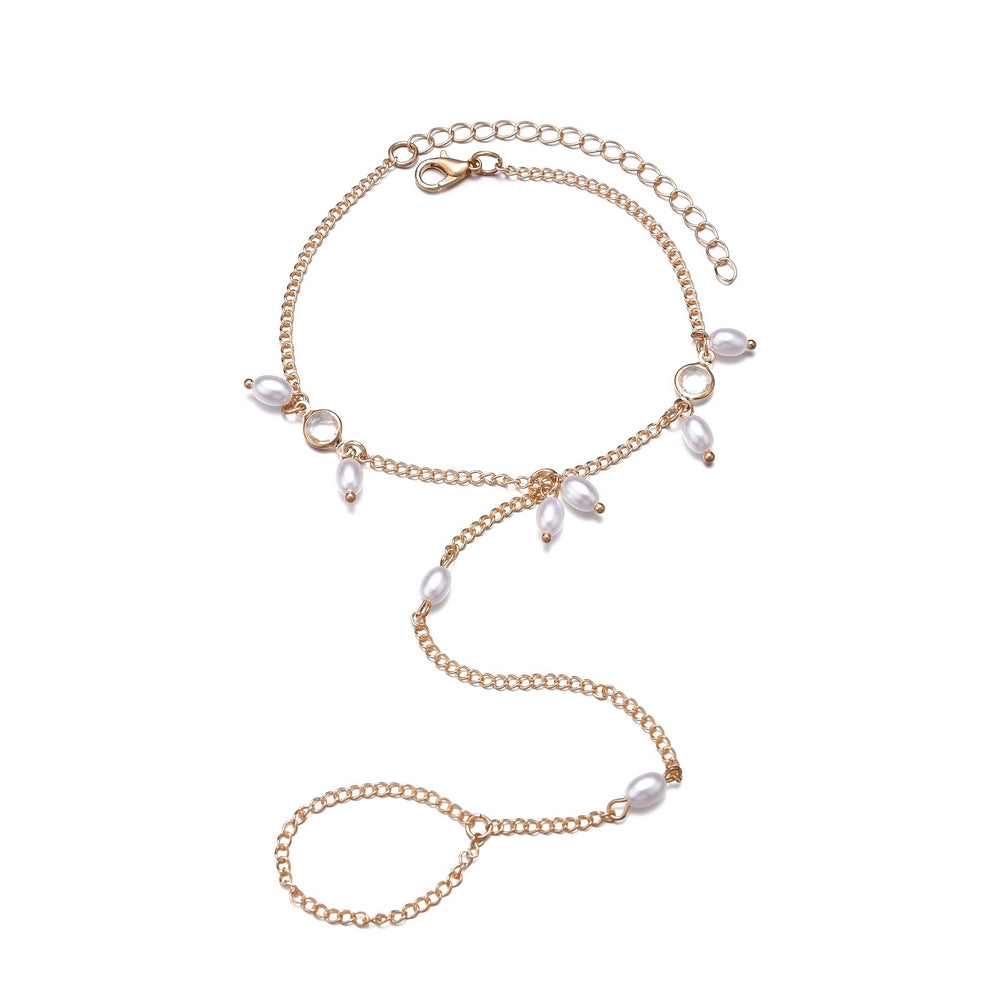Step Up Your Style with our Vintage Toe Ring Anklet - Perfect for Women and Girls!