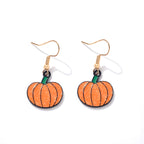 Cute Halloween Pumpkin Shaped Alloy Pendant Earrings - Perfect Gift for Women on Birthdays & Special Occasions!