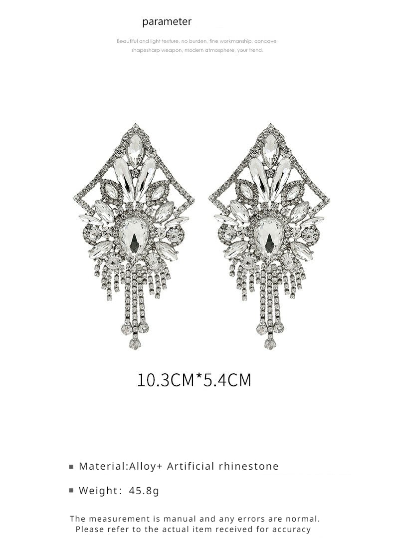 FN Artificial Rhinestone Temperament Earrings LOJS37