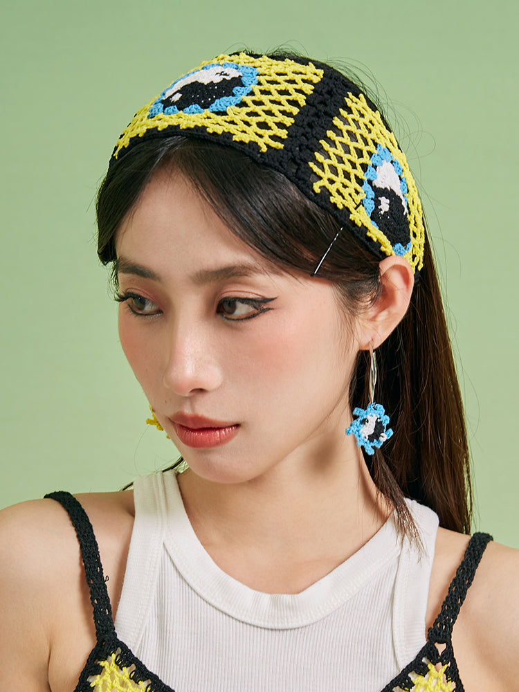 LB Hand Hook Knitting “Tai Chiâ€?Color Hair Band LOJL81