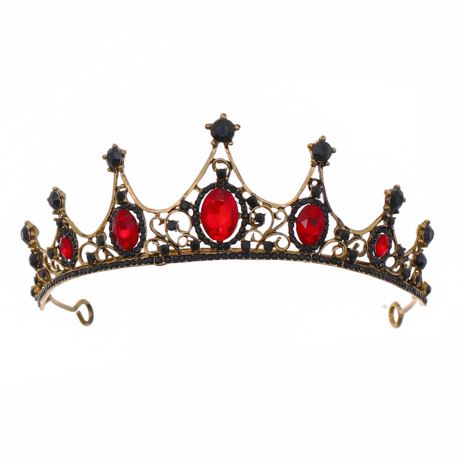 Elegant Vintage Small Baroque Crystal Tiaras Crowns, Halloween Hair Accessories, Bridal Jewelry, Rhinestone Crystal Diadem