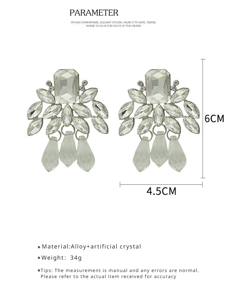 FN Irregular Pattern Minimalist Tassel Earrings LOJS118