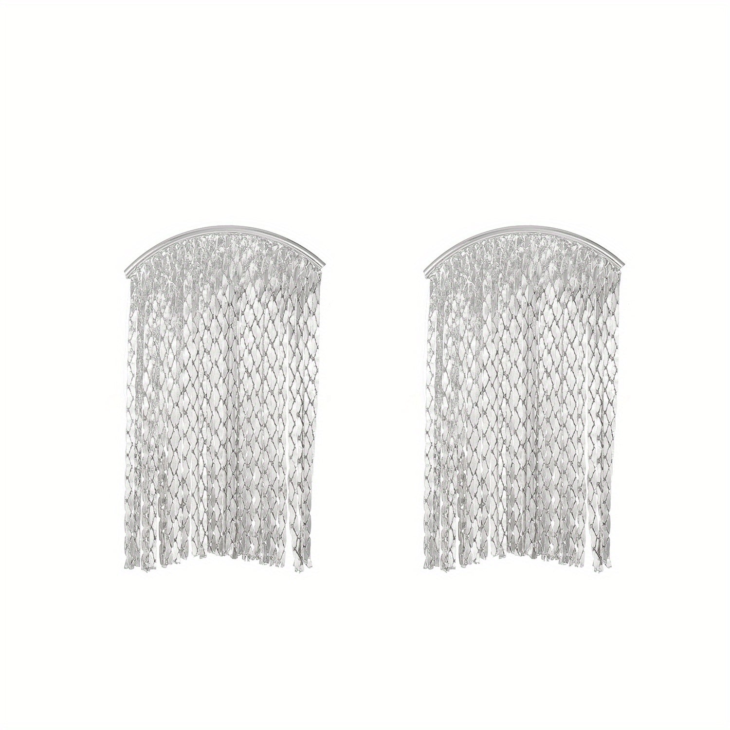 Vintage Light Luxury Tassel Dangle Earrings Women's High-end Waterfall Earrings Retro Gift For Girls Women (1 Pair)