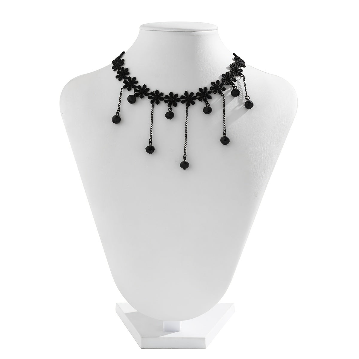 Gorgeous Flower-Shaped Lace Choker Necklace - Perfect for Cosplay Lovers!