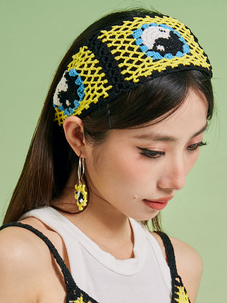 LB Hand Hook Knitting “Tai Chiâ€?Color Hair Band LOJL81