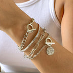 4pcs Stylish & Trendy Women's Bracelet Set - Perfect for Any Occasion!