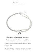 FN Sexy Bow Pendant Necklace LOJS52